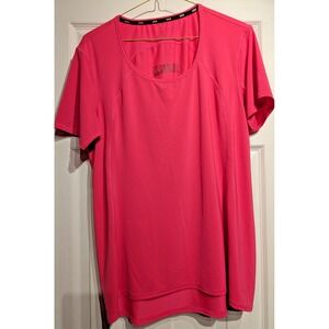 Victorias Secret VSX Sport Shirt Womens Large Pink Athletic‎ Performance Tee Top